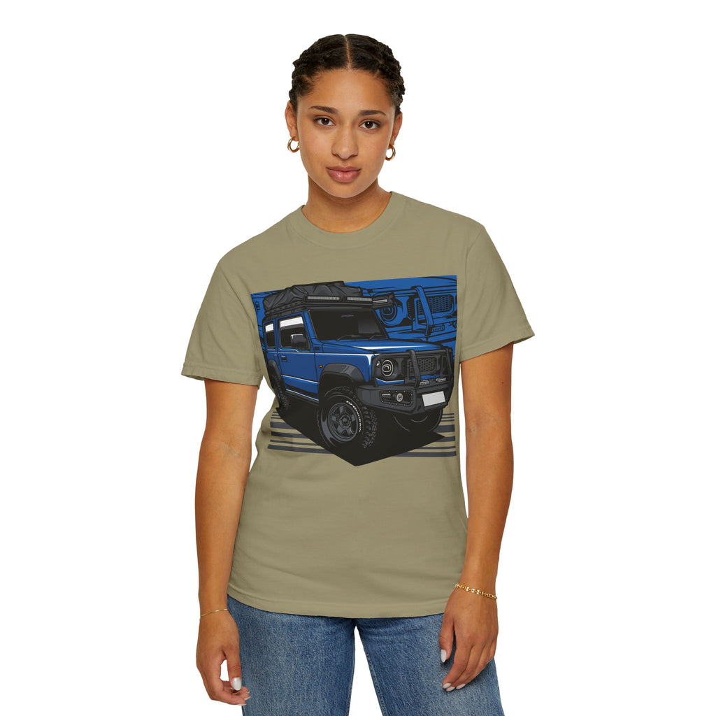 4x4 Off-Road Truck T-Shirt — Blue SUV Adventure Tee