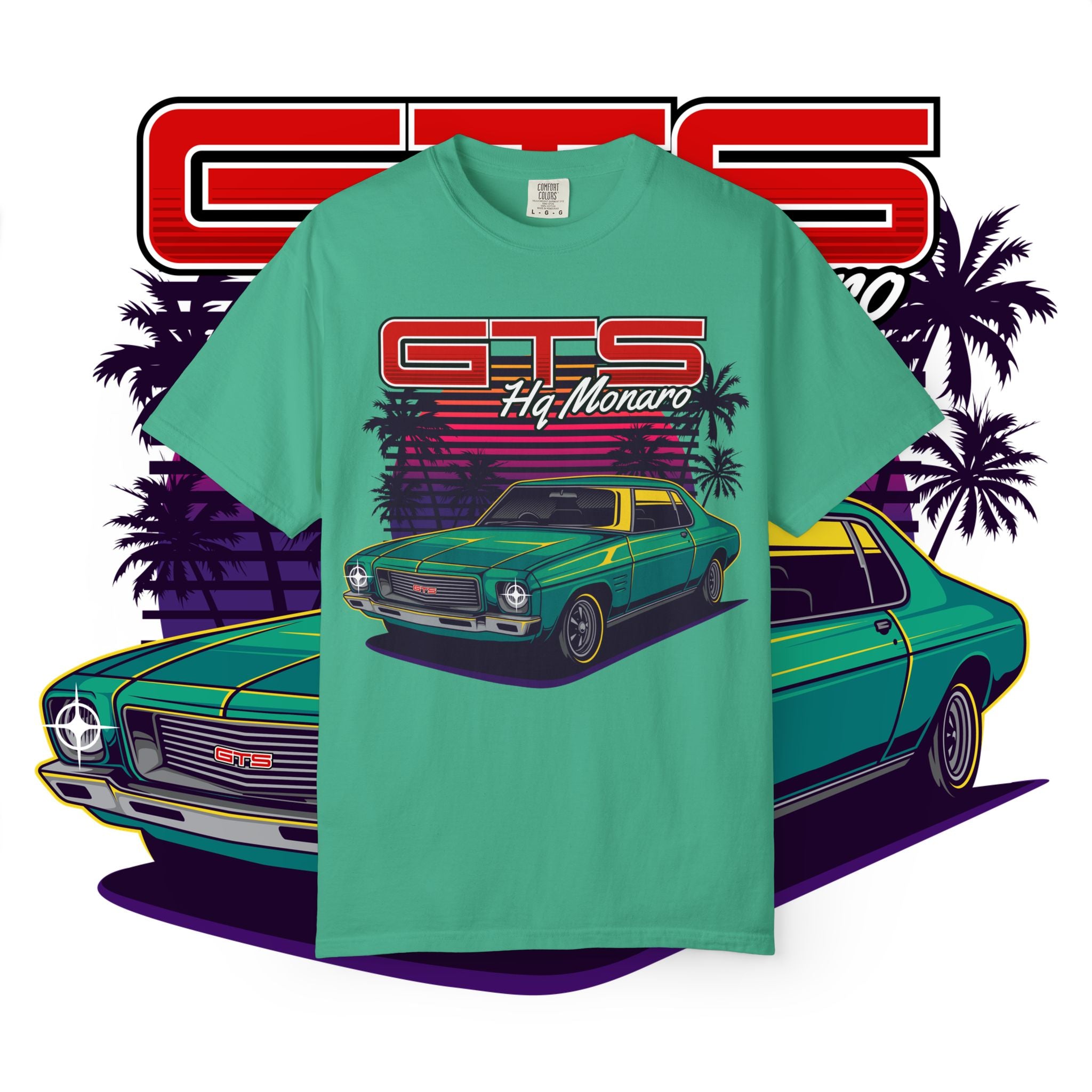 Holden GTS Monaro Vintage Car T-Shirt — Retro Muscle Car Tee