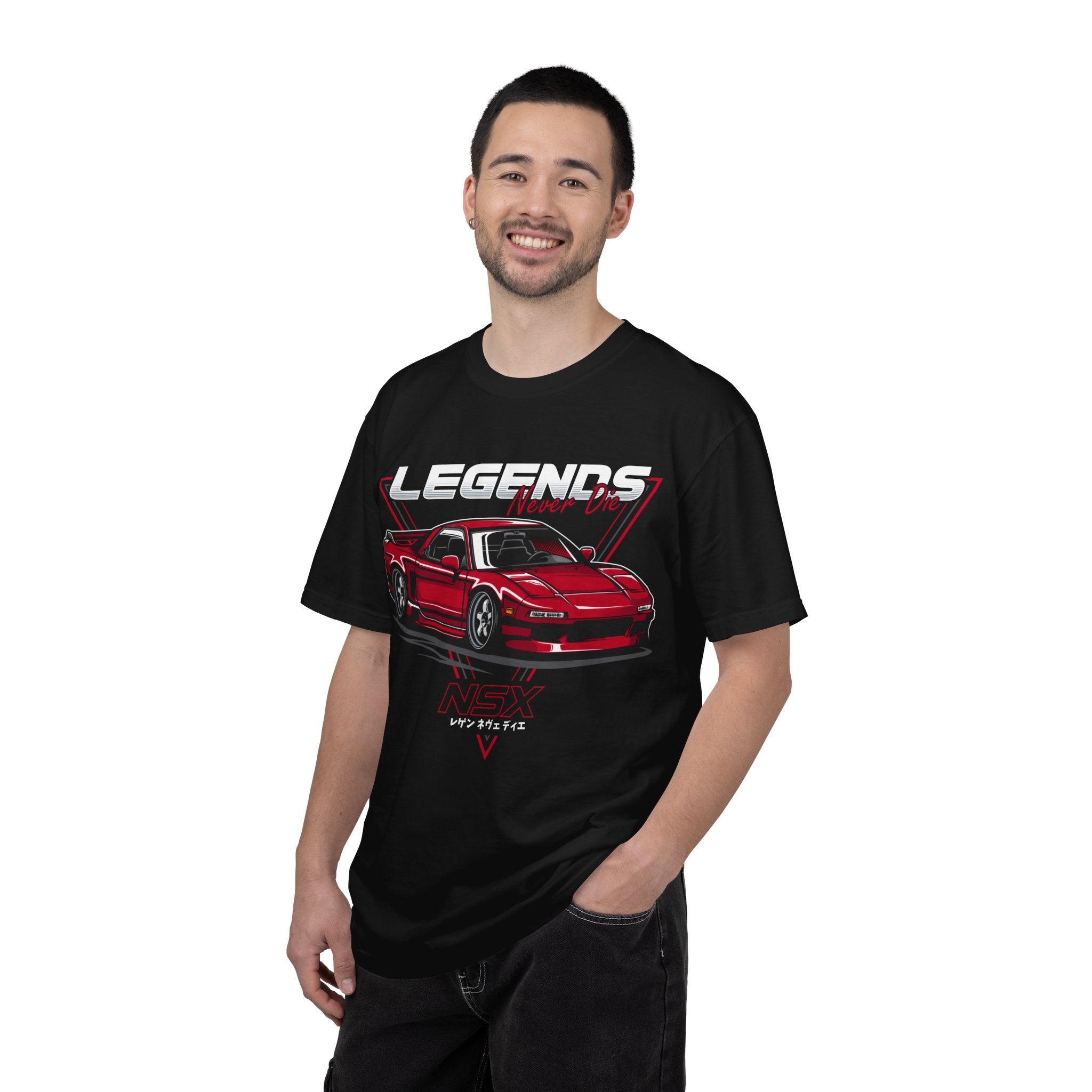 Legend Never Die Vintage Sports Car T-Shirt — Retro Motorsport Tee