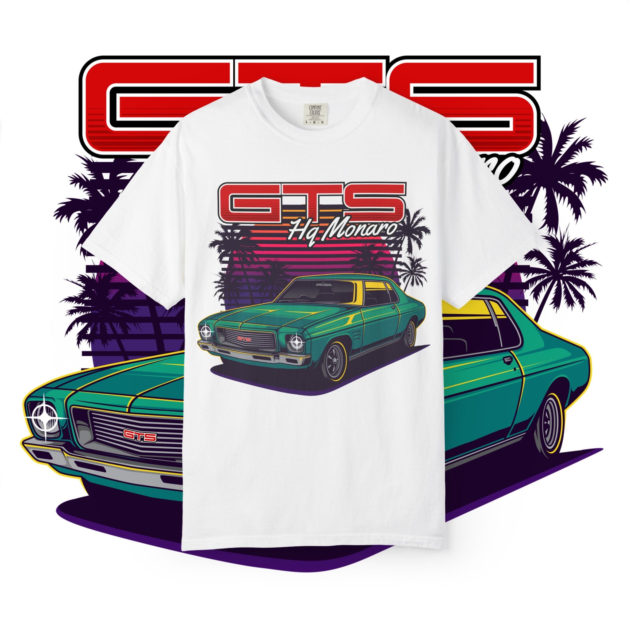 Holden GTS Monaro Vintage Car T-Shirt — Retro Muscle Car Tee