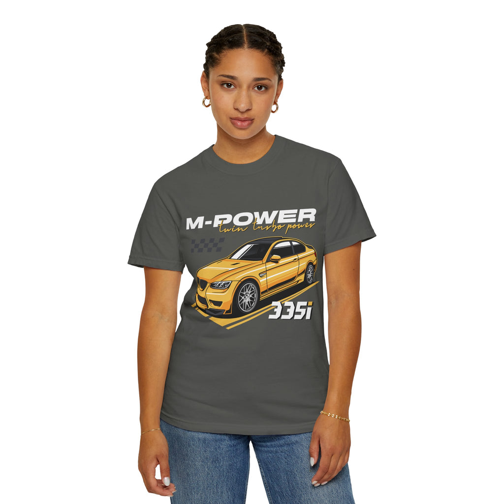 335i Racing Vintage Yellow Sports Car T-Shirt