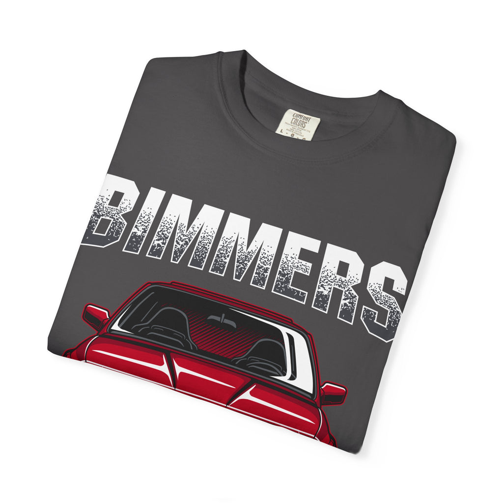 Bimmers Respect Your Elders T-Shirt — Vintage Red BMW Car Tee