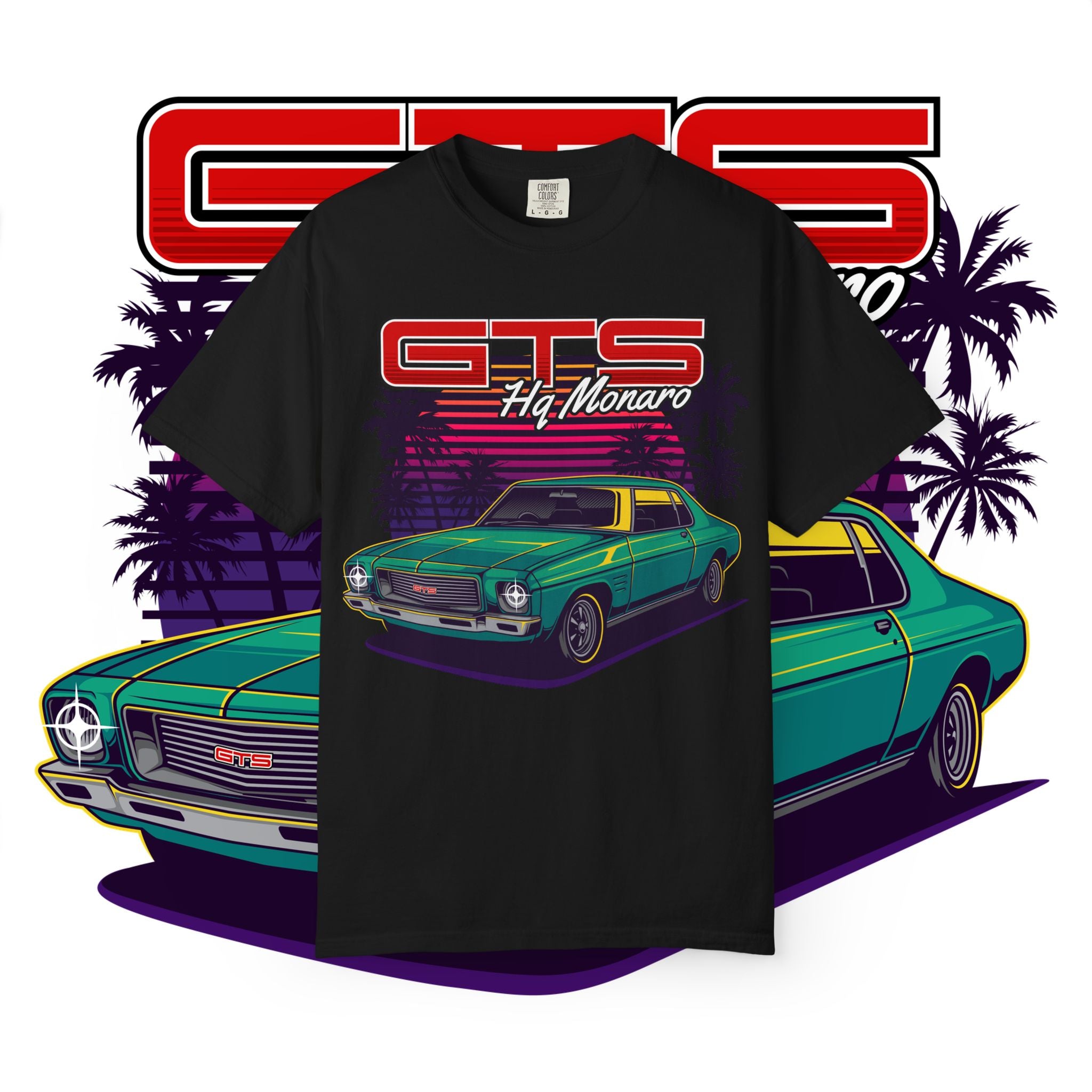 Holden GTS Monaro Vintage Car T-Shirt — Retro Muscle Car Tee