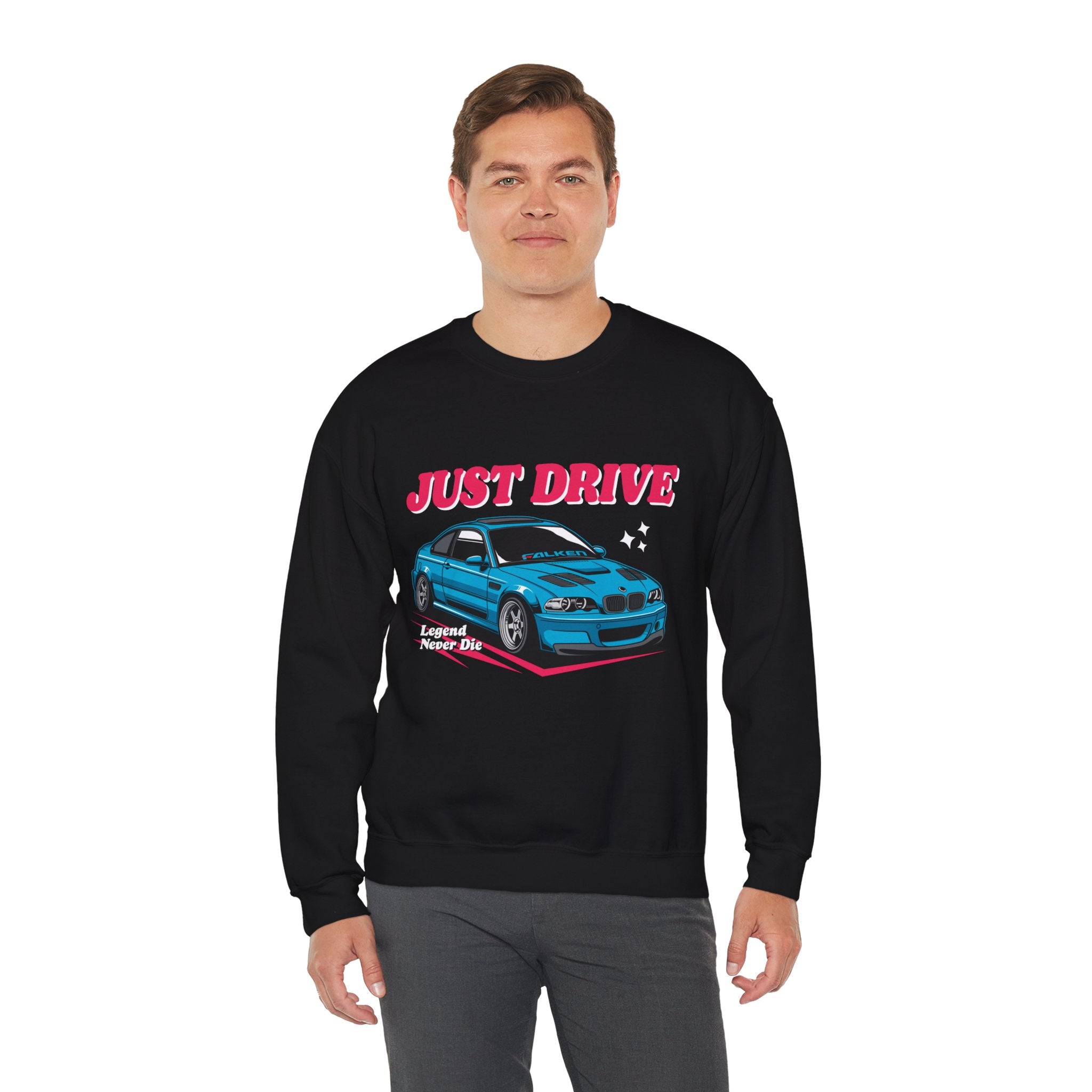 Just Drive Car Crewneck Sweatshirt