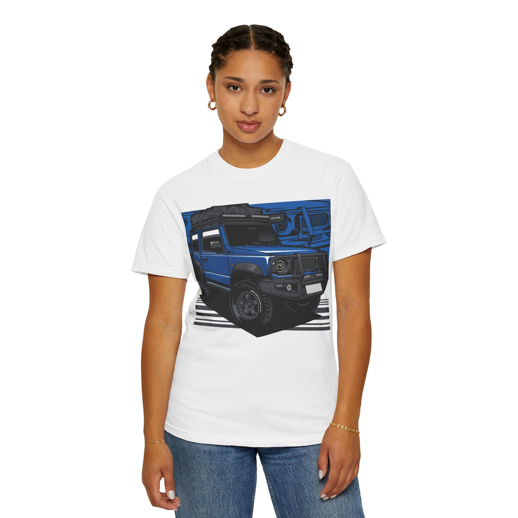 4x4 Off-Road Truck T-Shirt — Blue SUV Adventure Tee