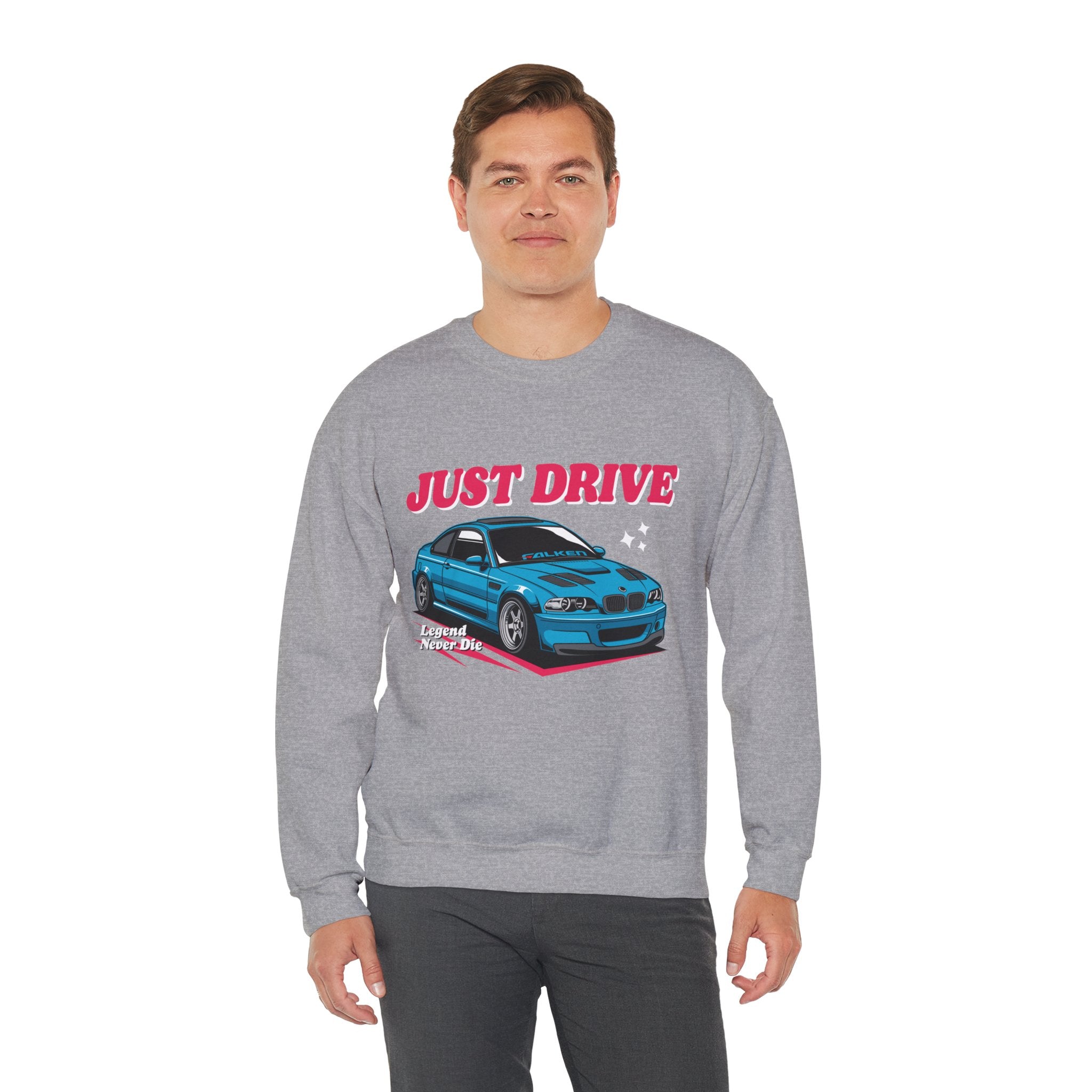Just Drive Car Crewneck Sweatshirt