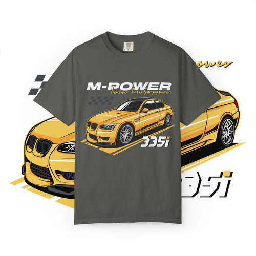 335i Racing Vintage Yellow Sports Car T-Shirt