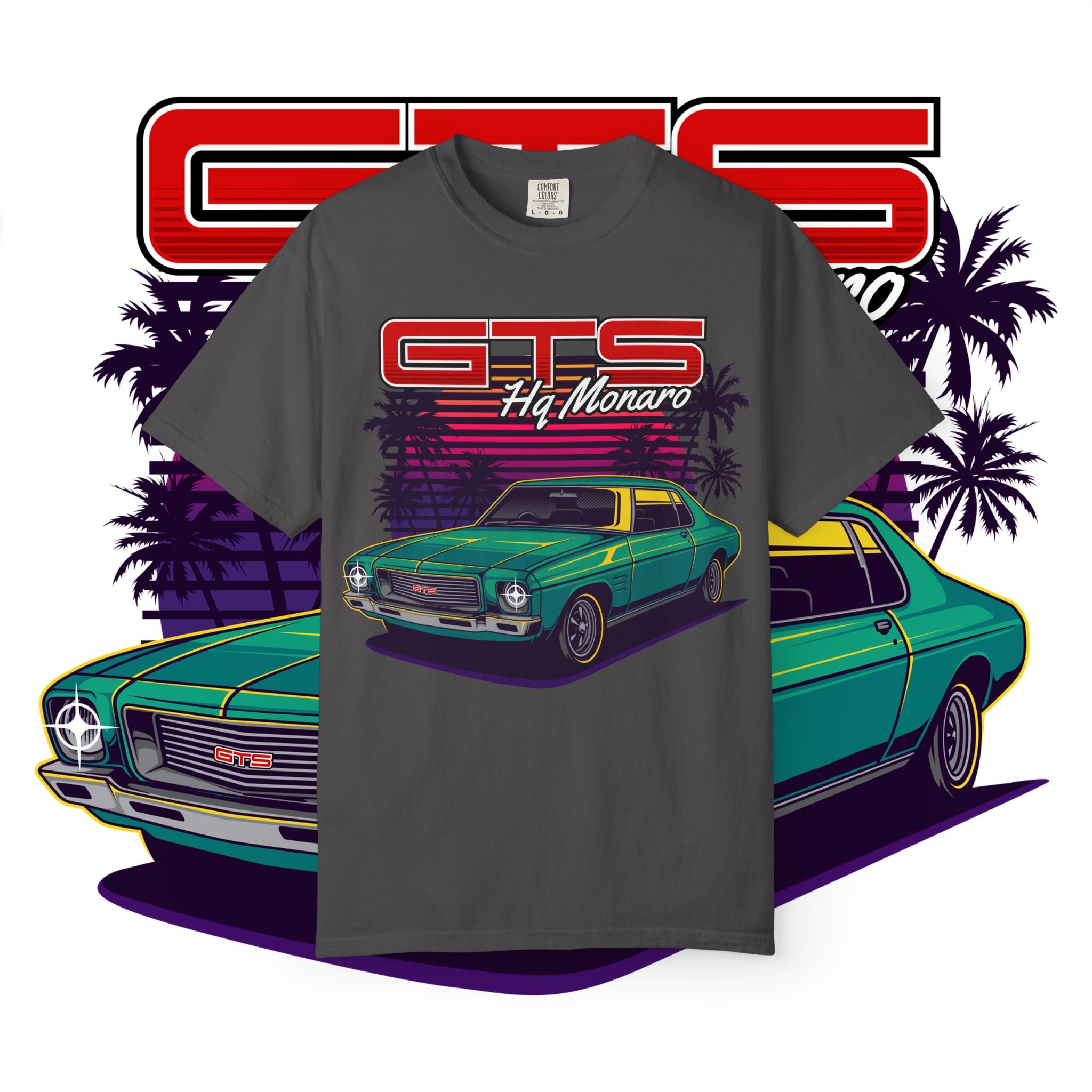 Holden GTS Monaro Vintage Car T-Shirt — Retro Muscle Car Tee