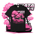 Mazda Miata MX-5 Cherry Blossom T-Shirt — Pink Sport Car Tee