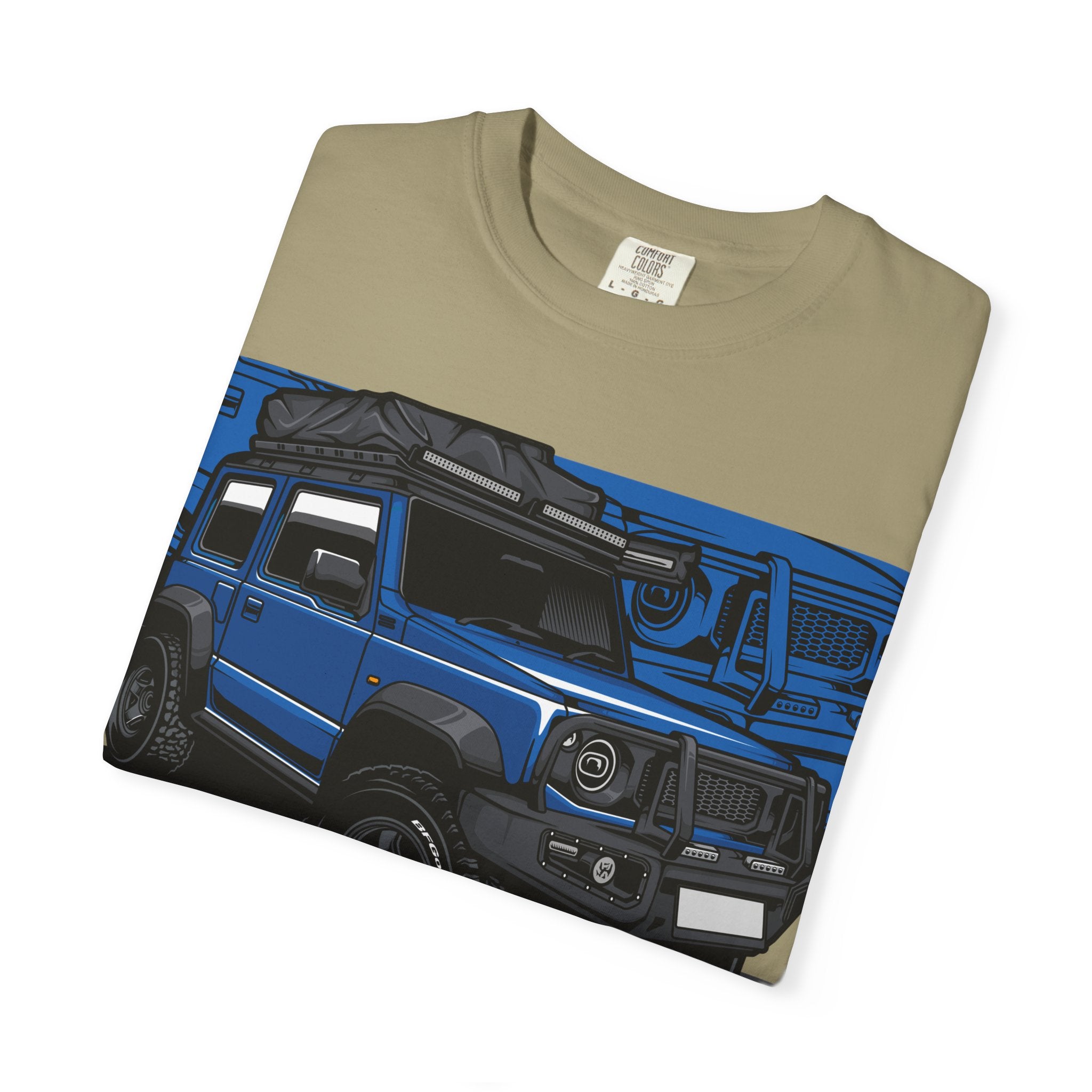4x4 Off-Road Truck T-Shirt — Blue SUV Adventure Tee