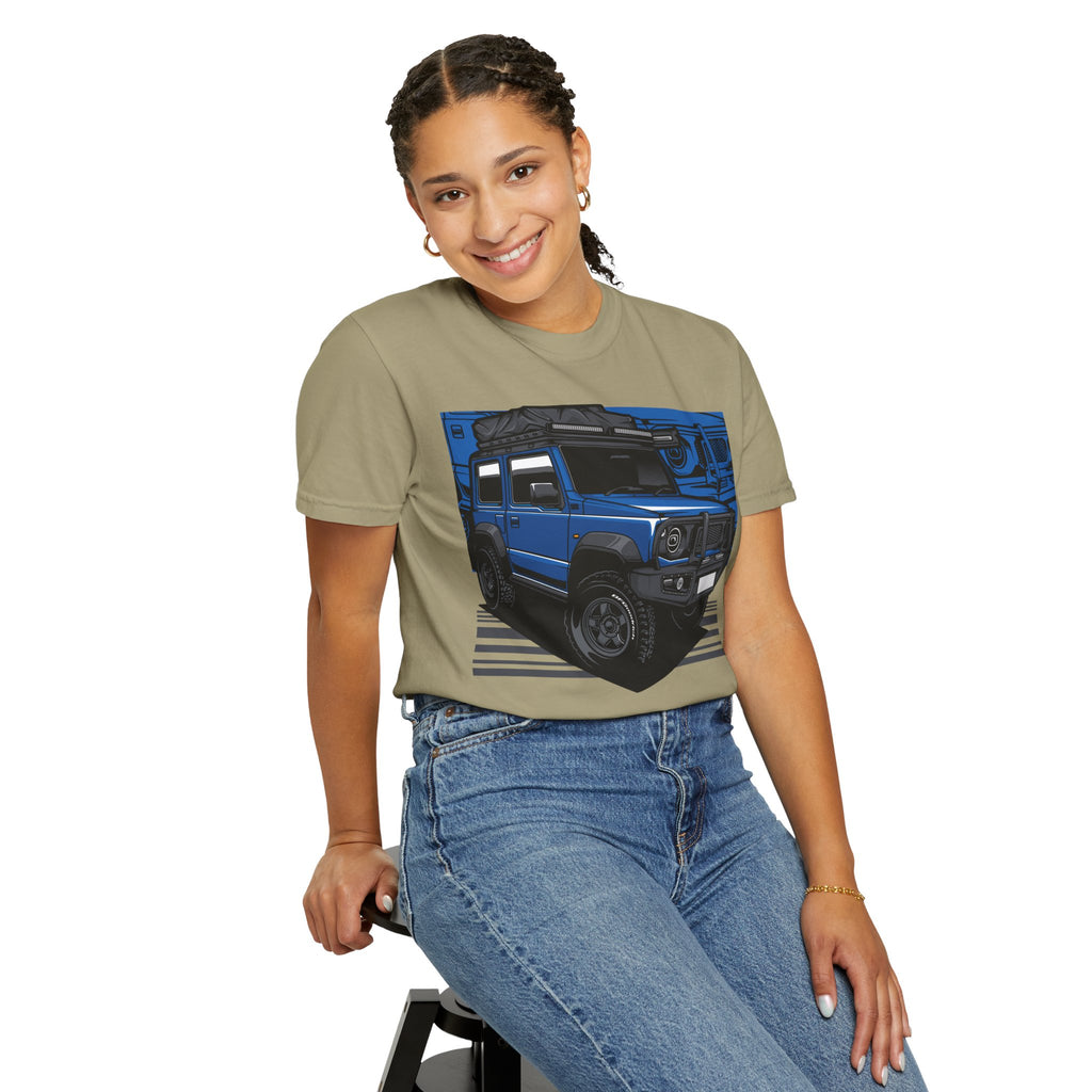 4x4 Off-Road Truck T-Shirt — Blue SUV Adventure Tee