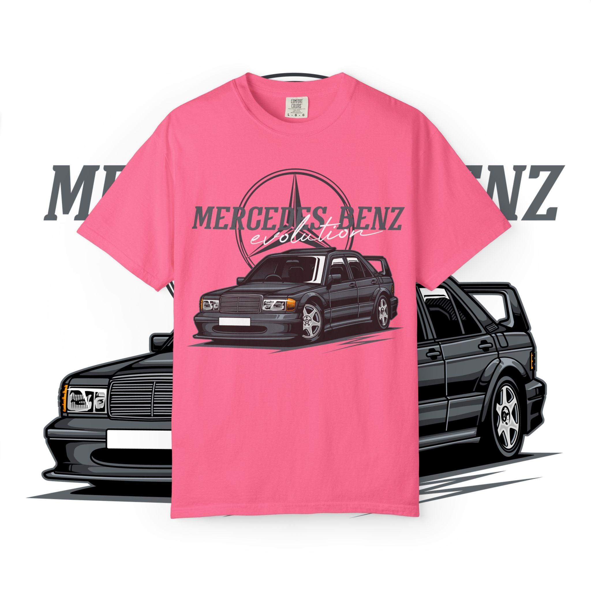 Mercedes-Benz 190E Evolution T-Shirt — Vintage Car Enthusiast Tee