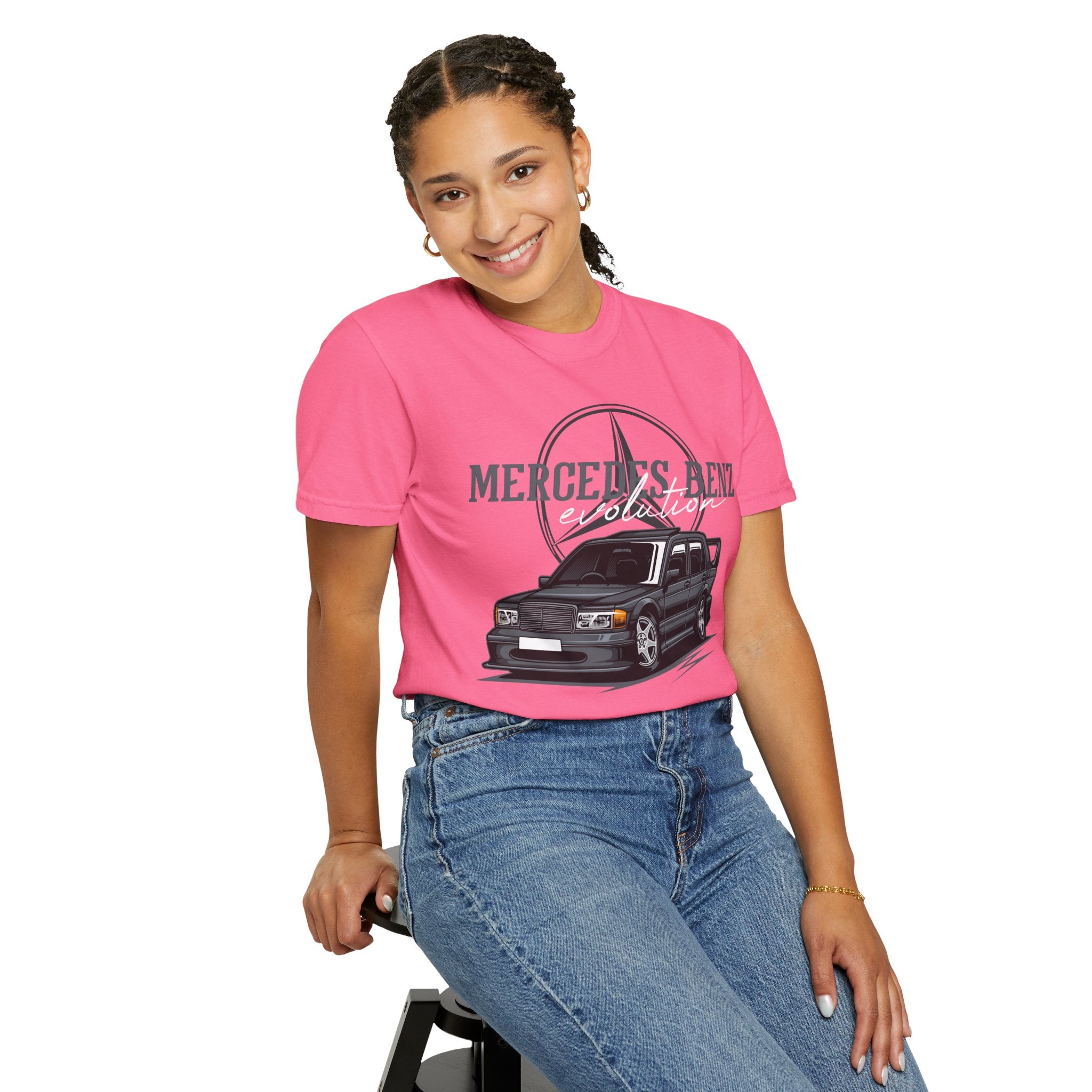 Mercedes-Benz 190E Evolution T-Shirt — Vintage Car Enthusiast Tee