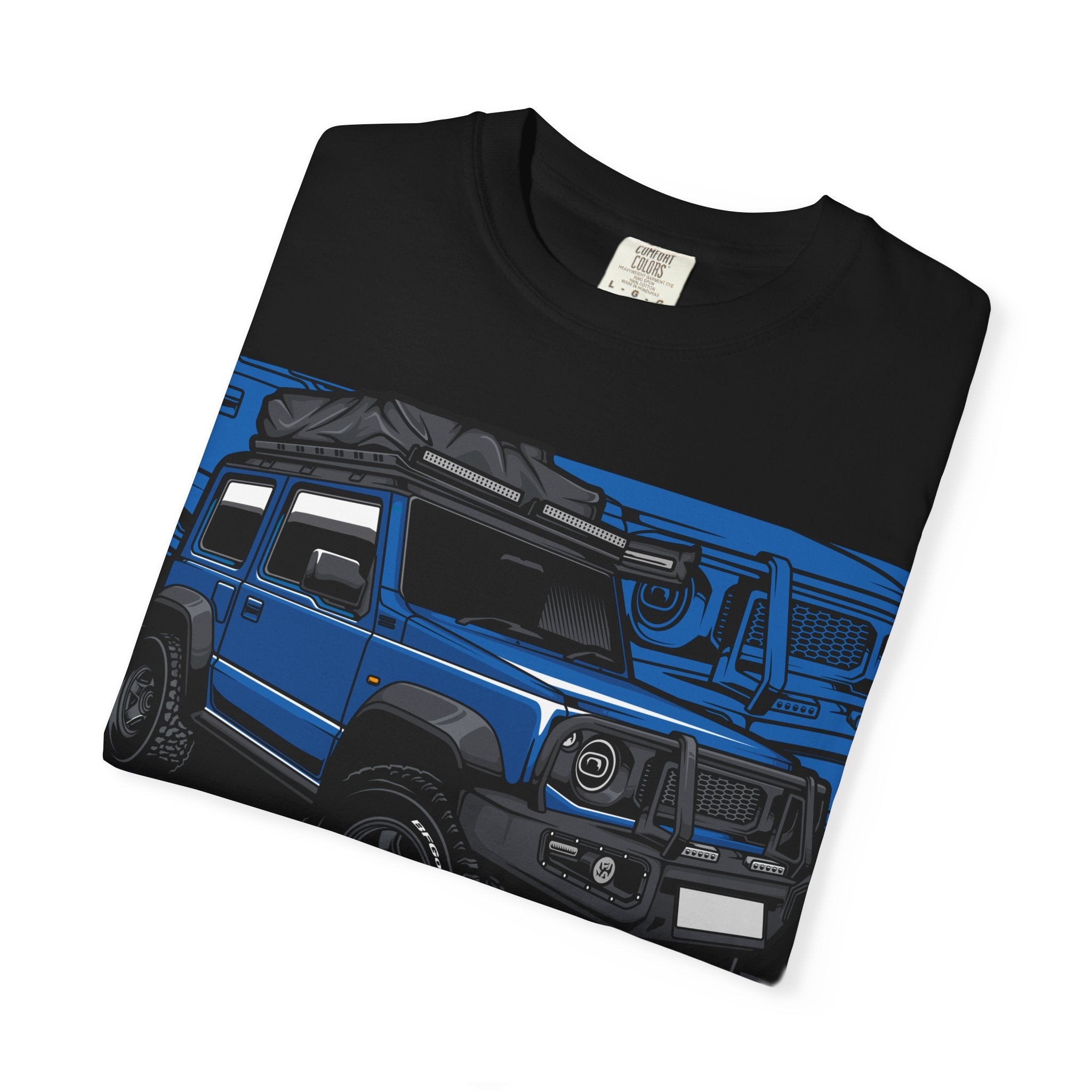 4x4 Off-Road Truck T-Shirt — Blue SUV Adventure Tee