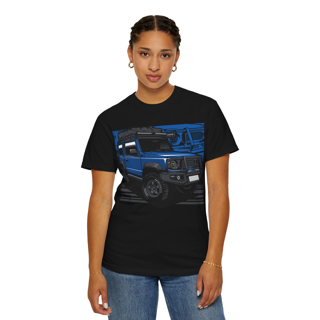 4x4 Off-Road Truck T-Shirt — Blue SUV Adventure Tee