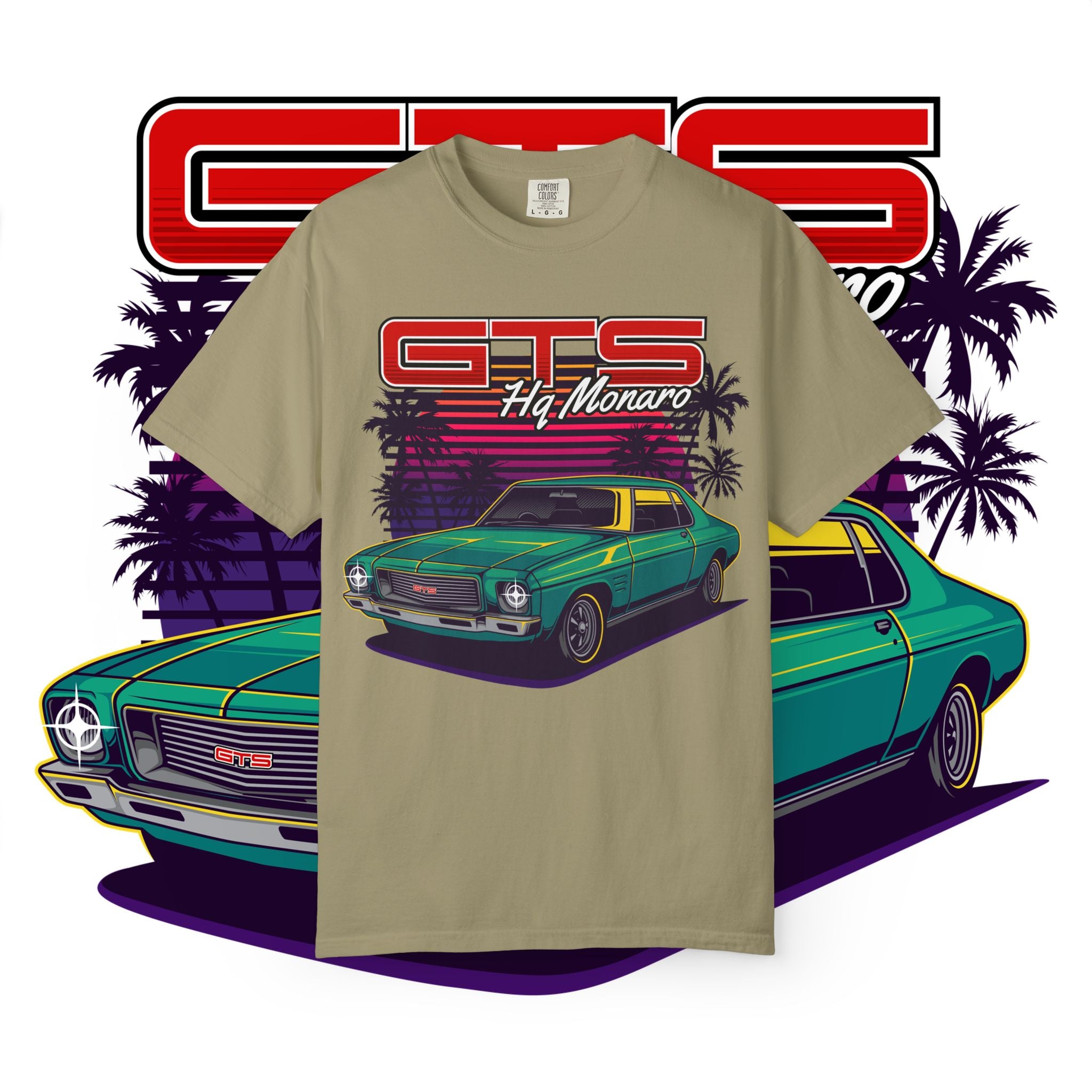 Holden GTS Monaro Vintage Car T-Shirt — Retro Muscle Car Tee
