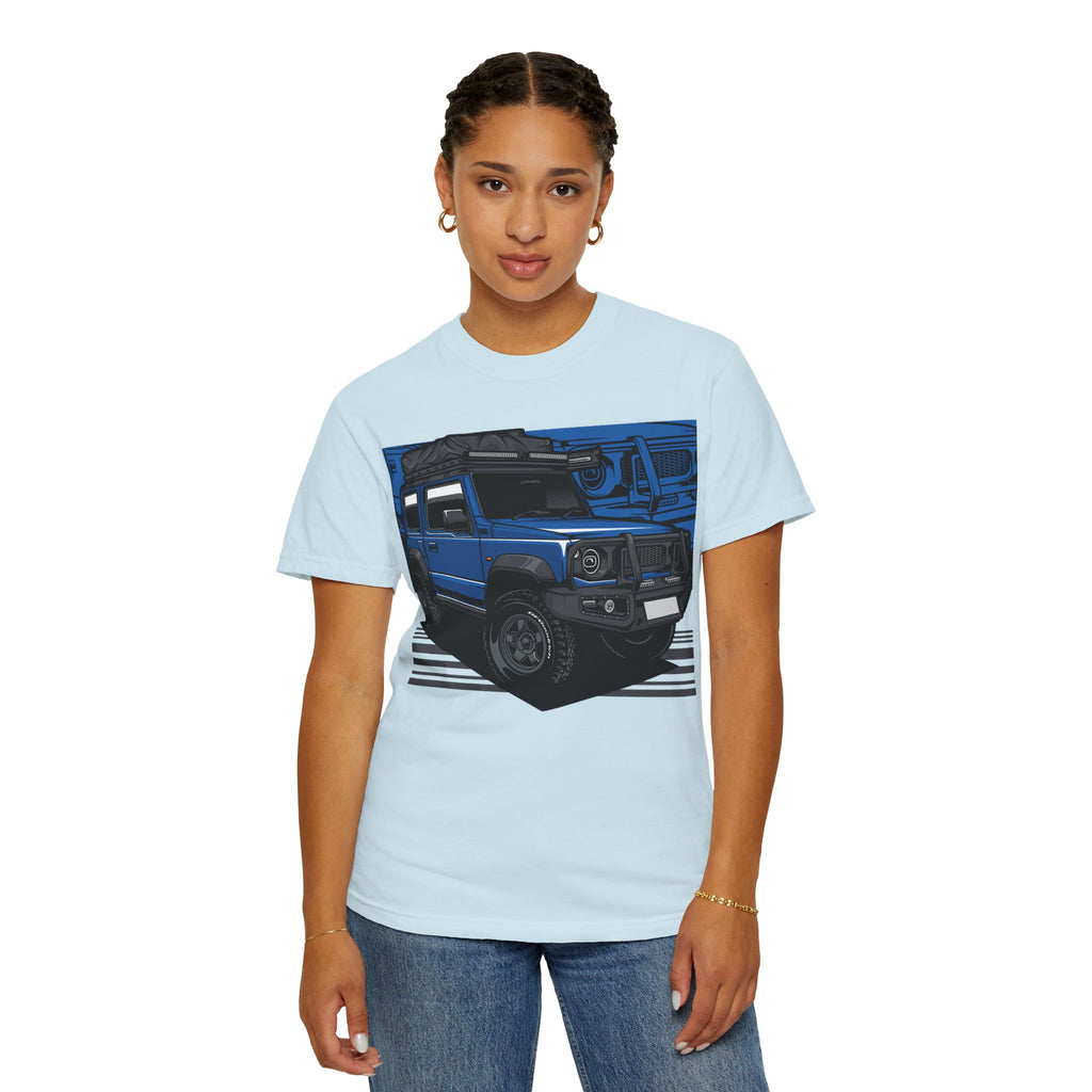 4x4 Off-Road Truck T-Shirt — Blue SUV Adventure Tee