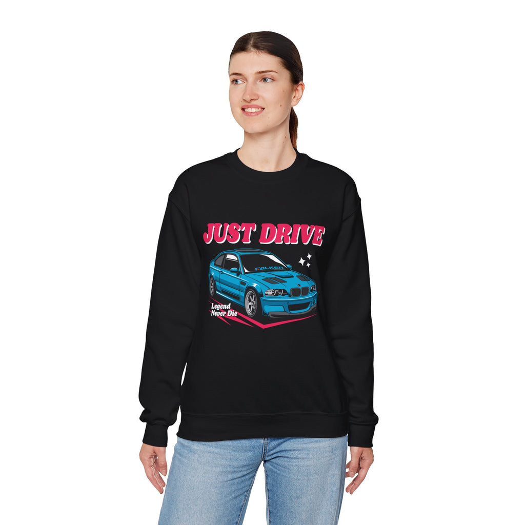 Just Drive Car Crewneck Sweatshirt