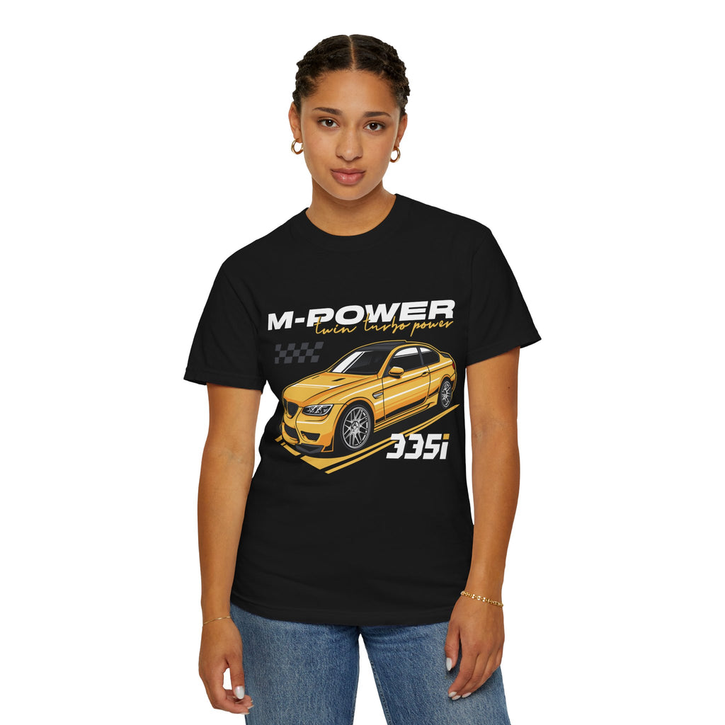 335i Racing Vintage Yellow Sports Car T-Shirt