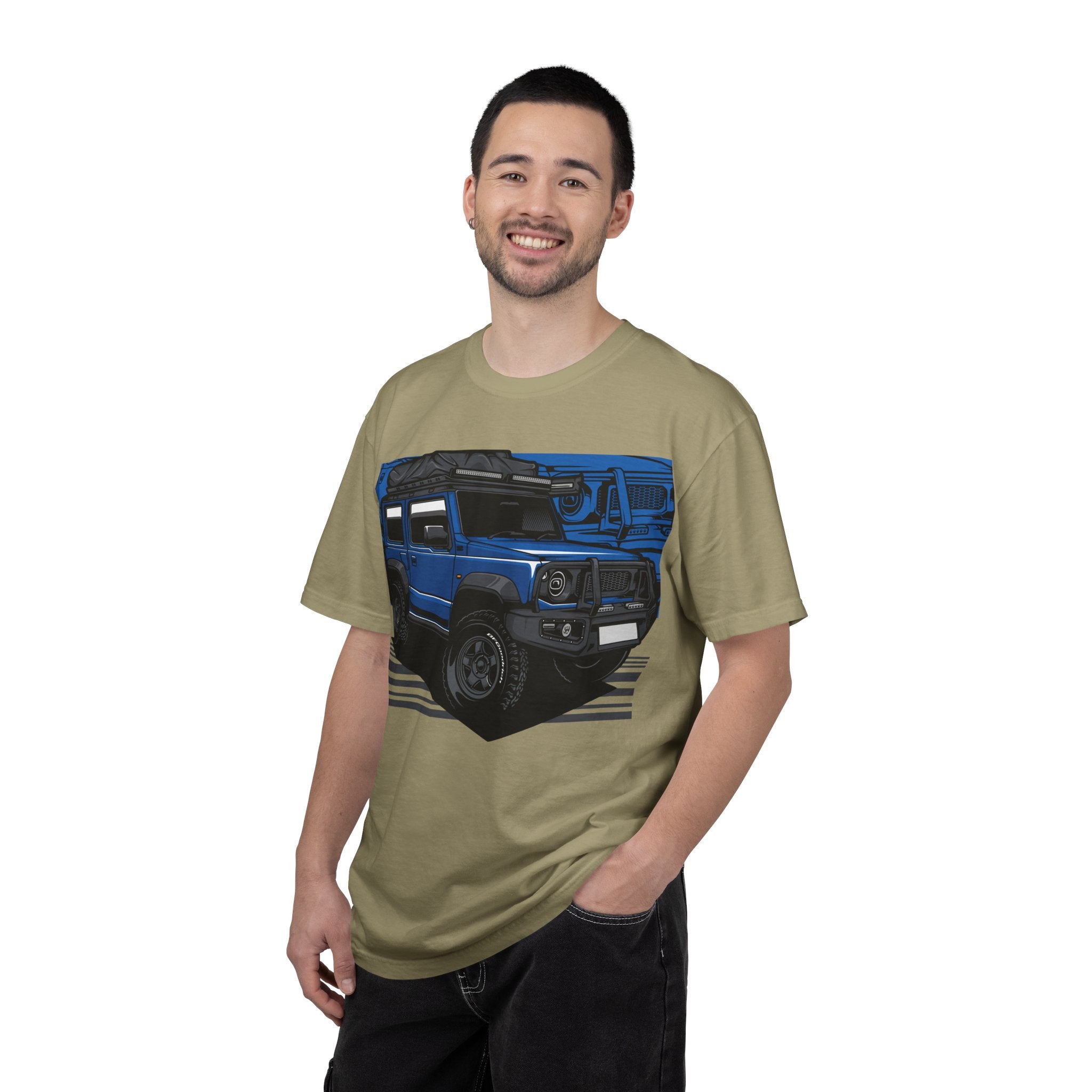 4x4 Off-Road Truck T-Shirt — Blue SUV Adventure Tee