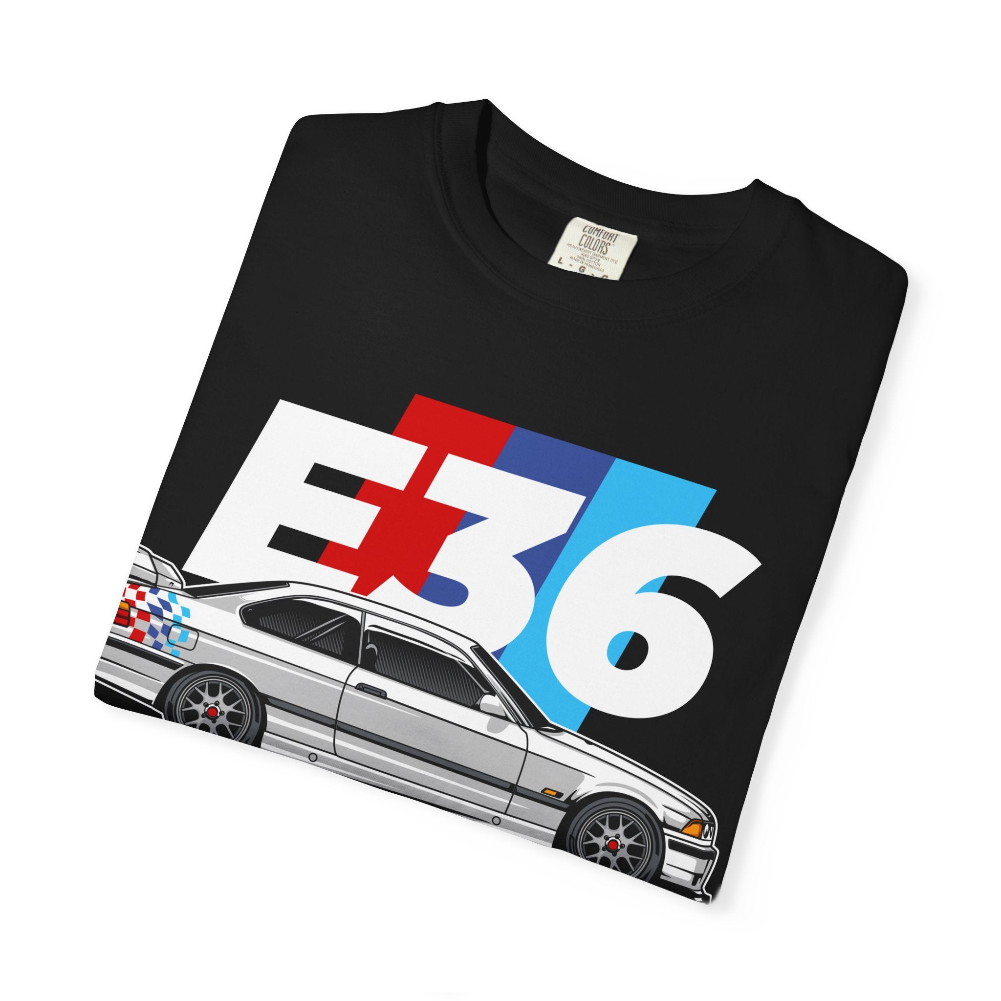 E36 BMW Sport Coupe Vintage Racing Stripe T-Shirt