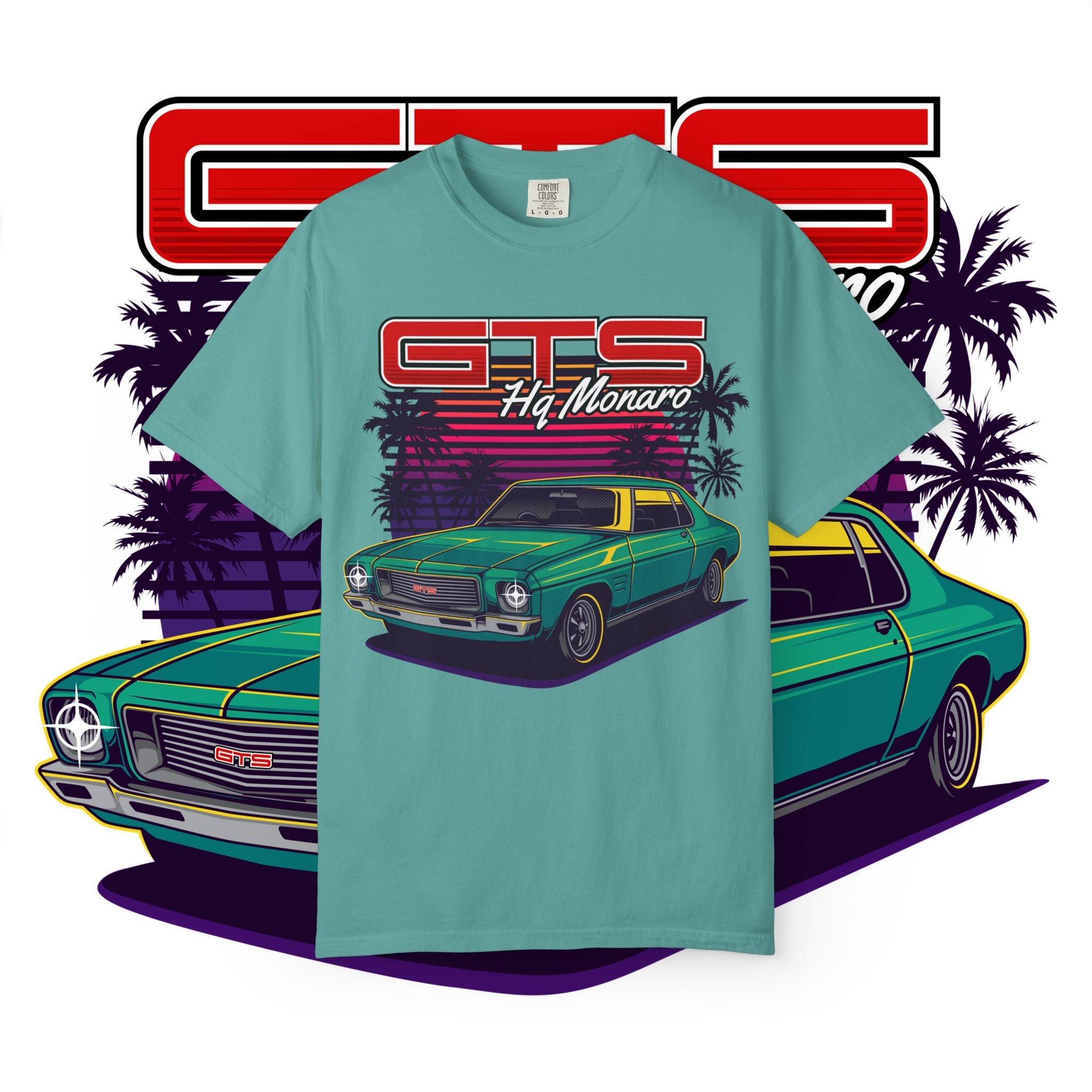 Holden GTS Monaro Vintage Car T-Shirt — Retro Muscle Car Tee