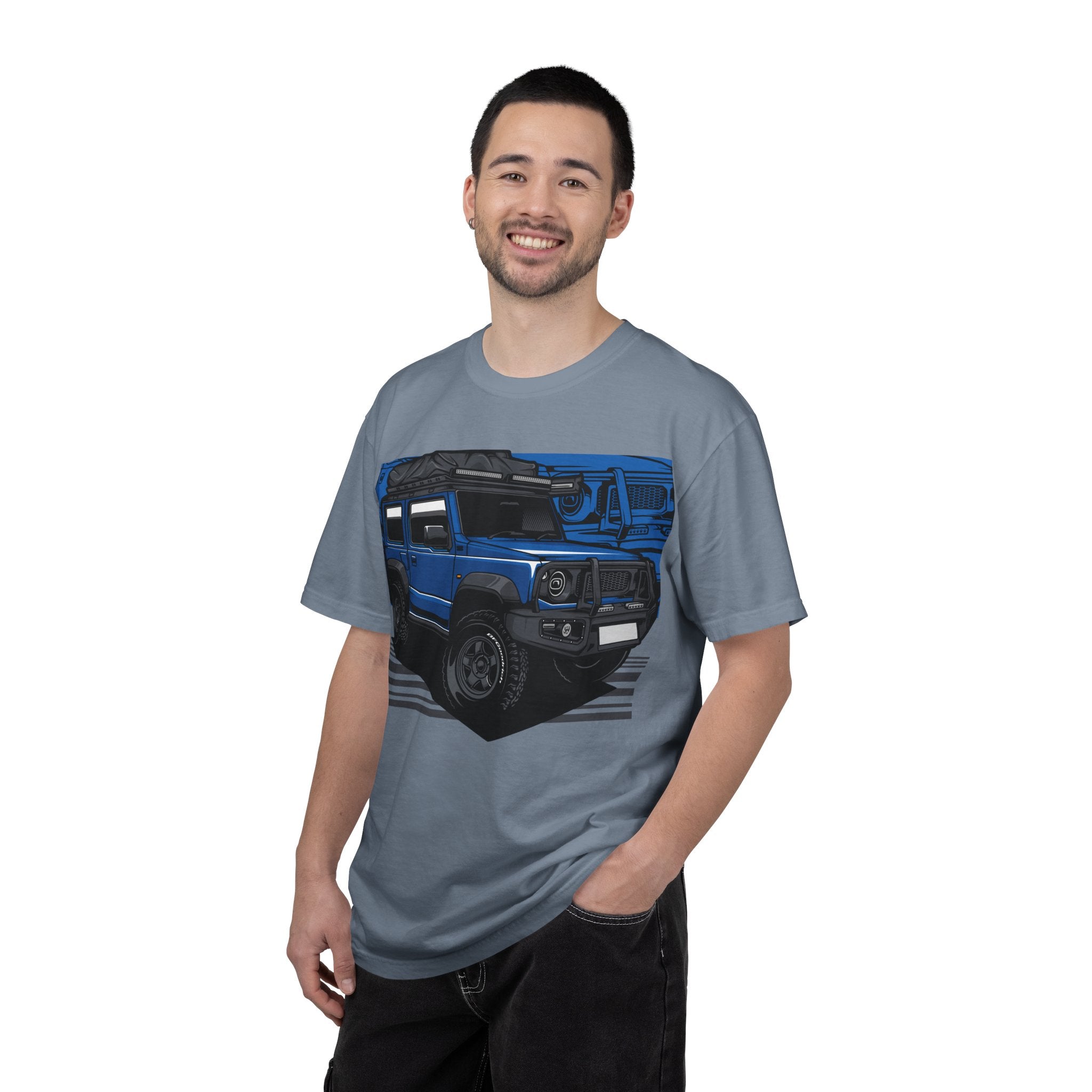 4x4 Off-Road Truck T-Shirt — Blue SUV Adventure Tee