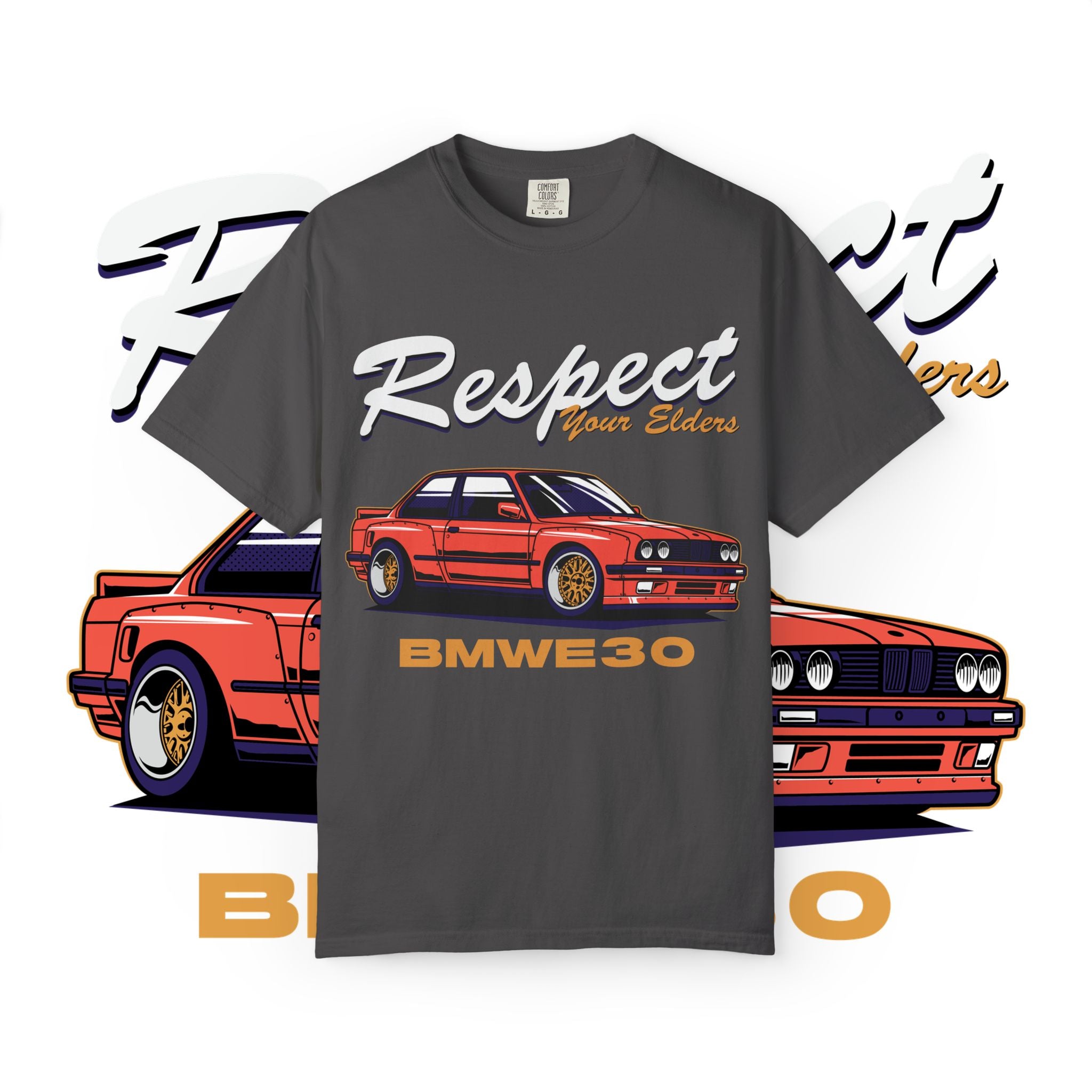 Respect Your Elders BMW E30 Tee — Classic Car Graphic T-Shirt