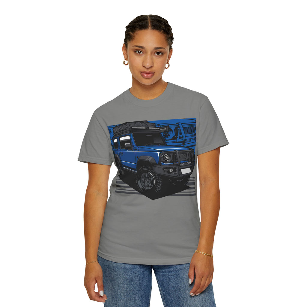 4x4 Off-Road Truck T-Shirt — Blue SUV Adventure Tee
