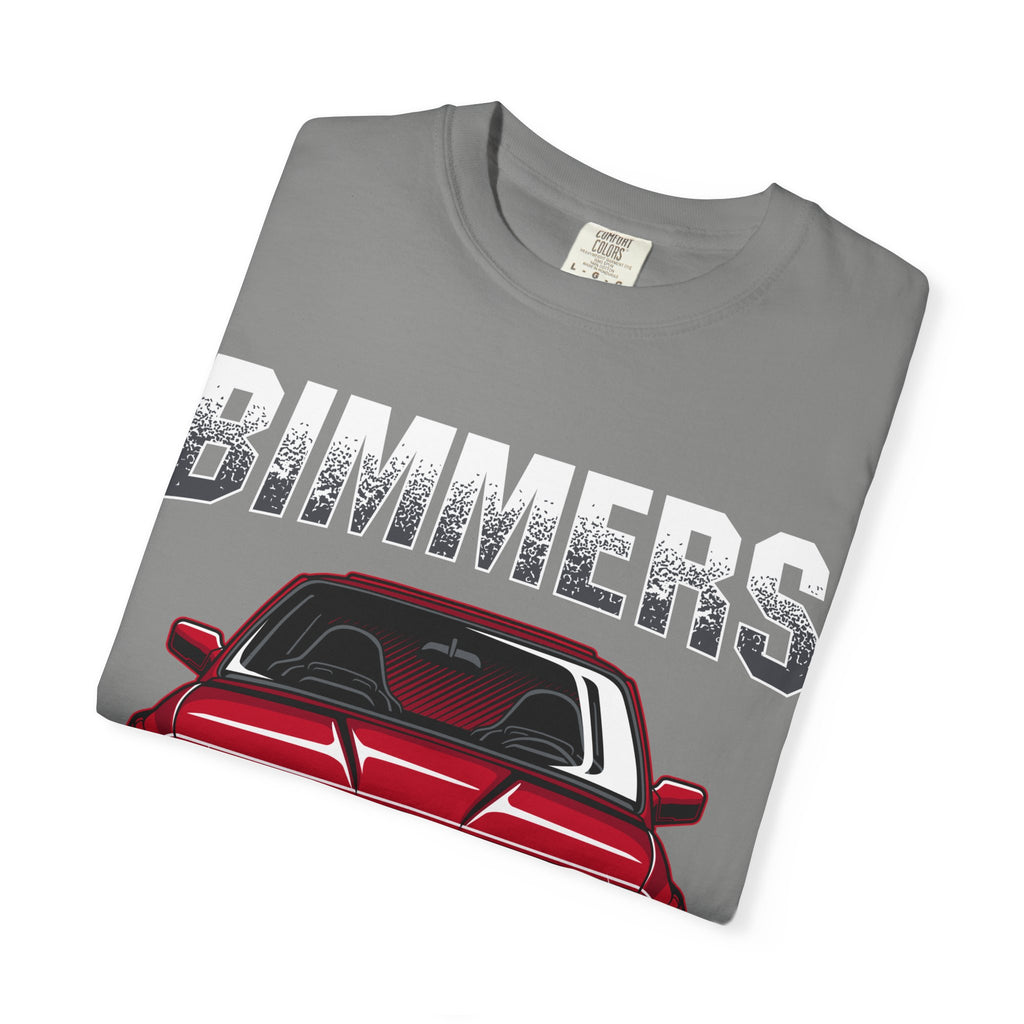 Bimmers Respect Your Elders T-Shirt — Vintage Red BMW Car Tee