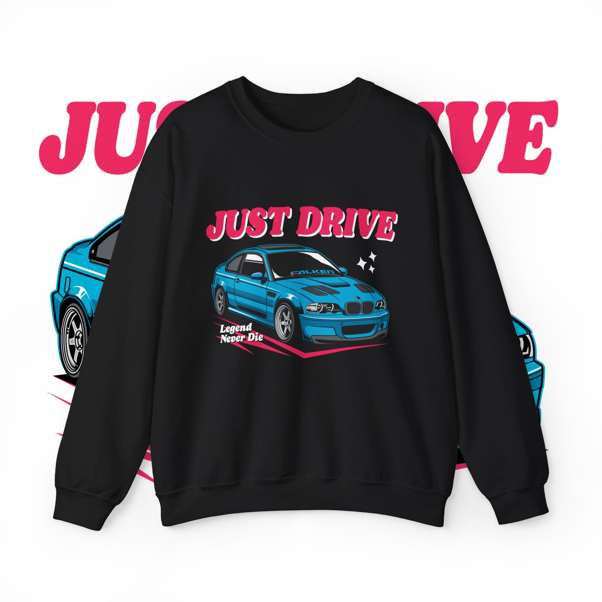 Just Drive Car Crewneck Sweatshirt