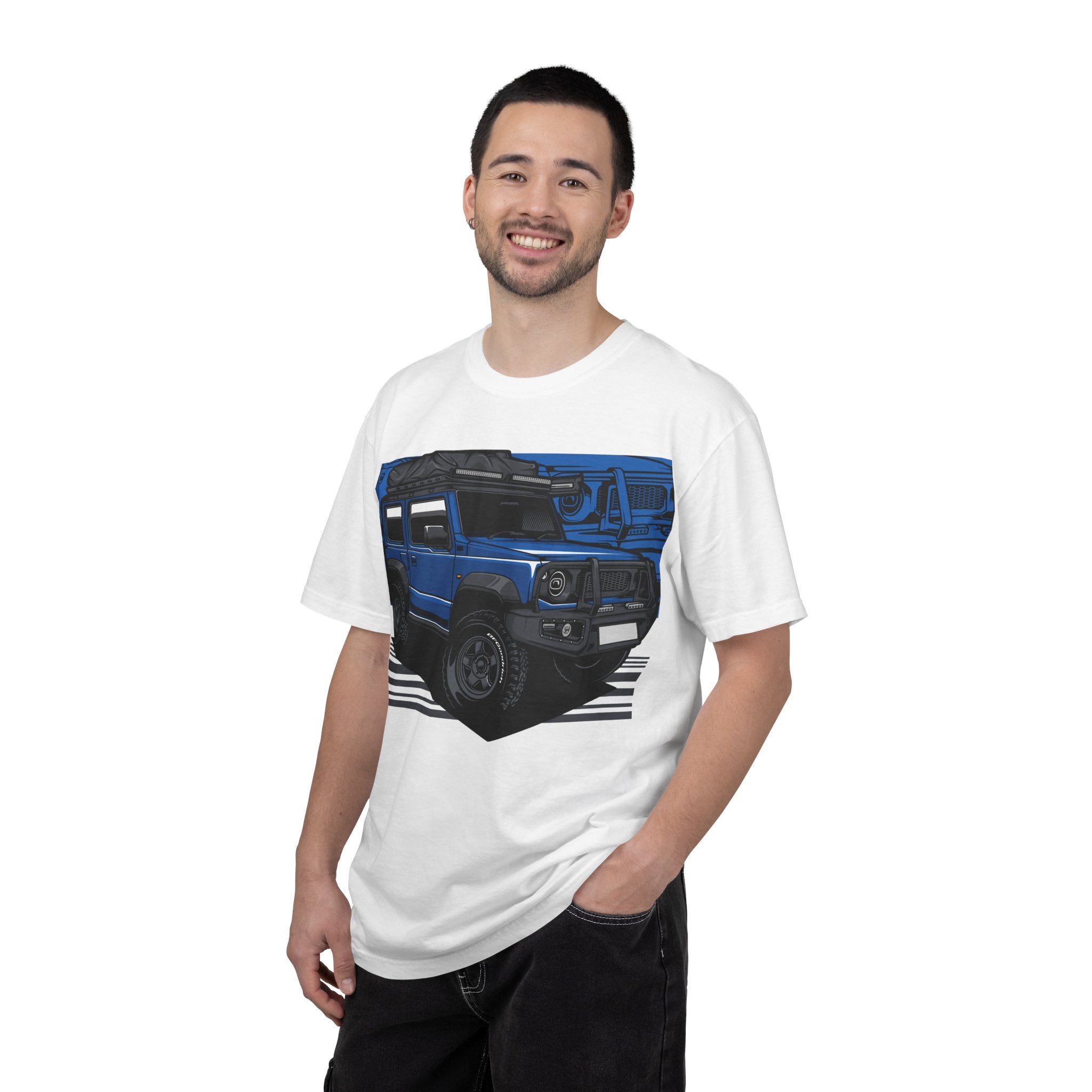 4x4 Off-Road Truck T-Shirt — Blue SUV Adventure Tee