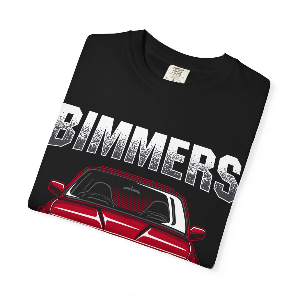 Bimmers Respect Your Elders T-Shirt — Vintage Red BMW Car Tee