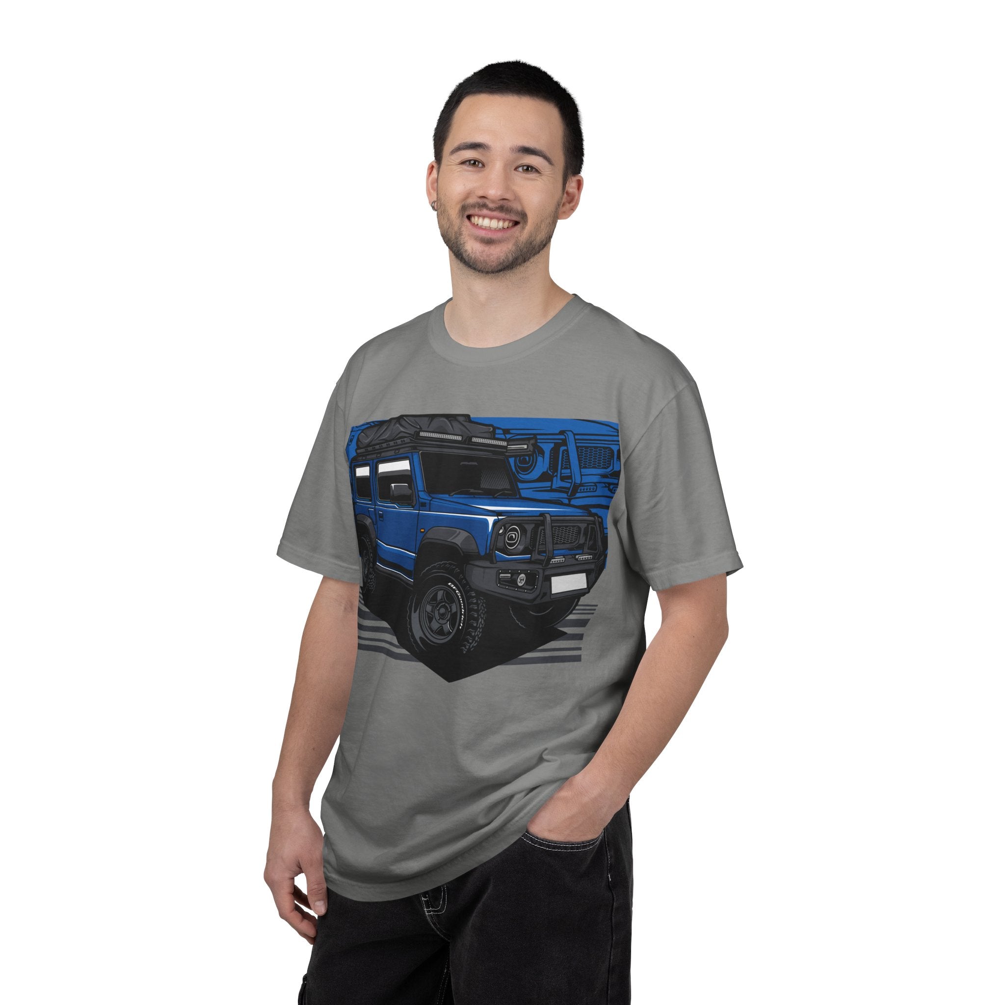 4x4 Off-Road Truck T-Shirt — Blue SUV Adventure Tee