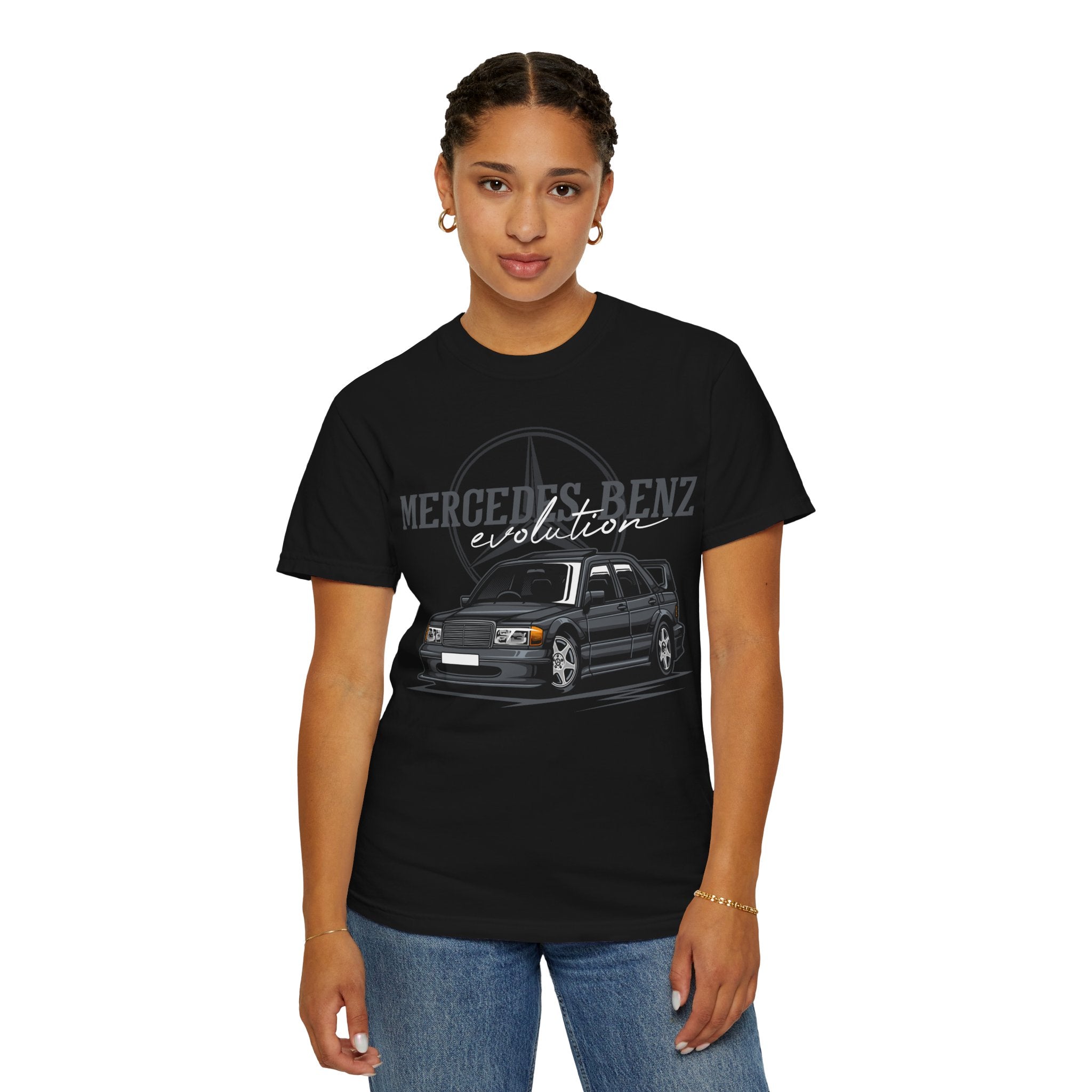 Mercedes-Benz 190E Evolution T-Shirt — Vintage Car Enthusiast Tee