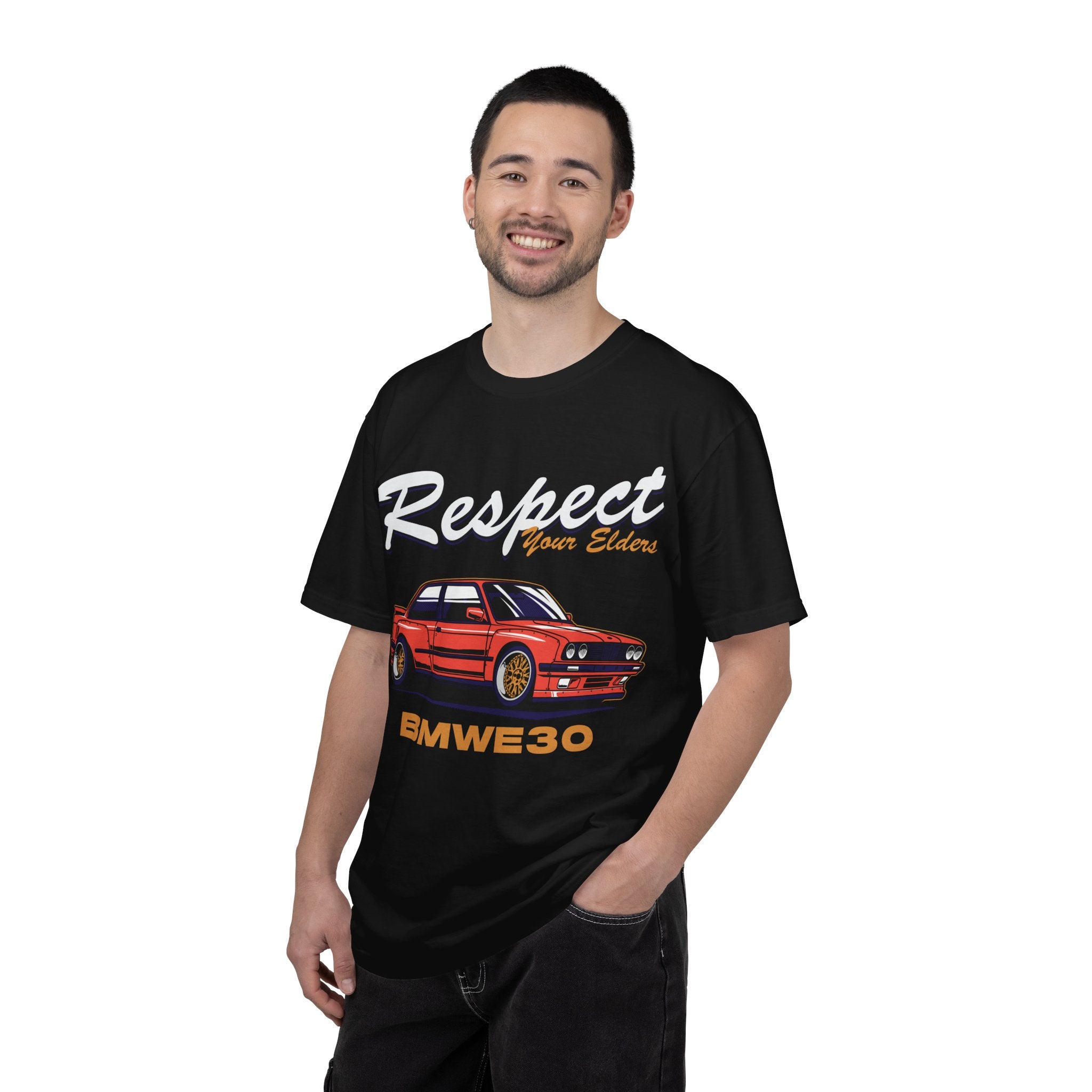 Respect Your Elders BMW E30 Tee — Classic Car Graphic T-Shirt