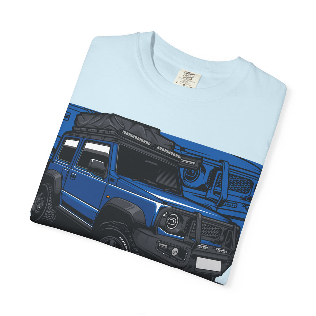 4x4 Off-Road Truck T-Shirt — Blue SUV Adventure Tee
