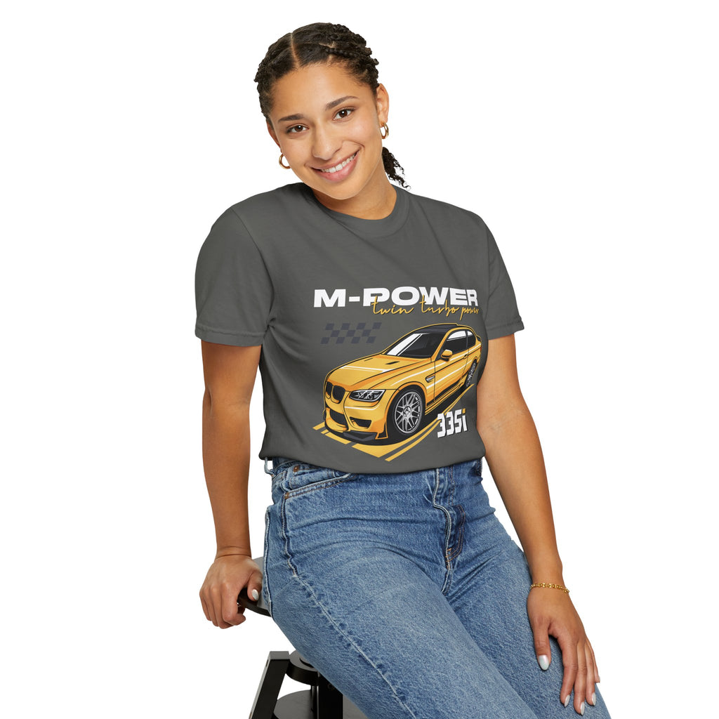 335i Racing Vintage Yellow Sports Car T-Shirt