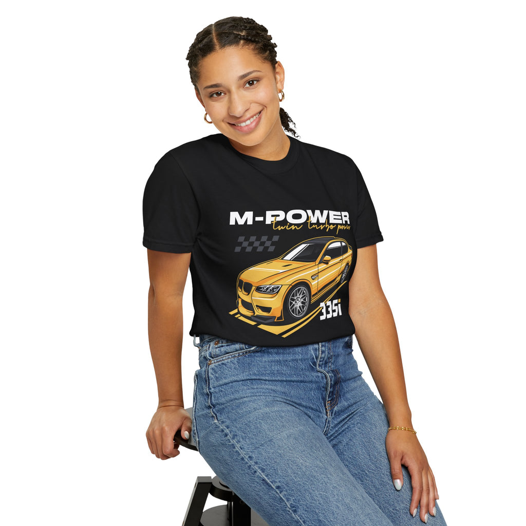 335i Racing Vintage Yellow Sports Car T-Shirt